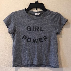 Brandy Melville “Girl Power” Crop Top